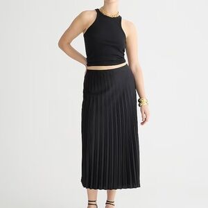 J Crew Pleated Skirt- medium. Never worn